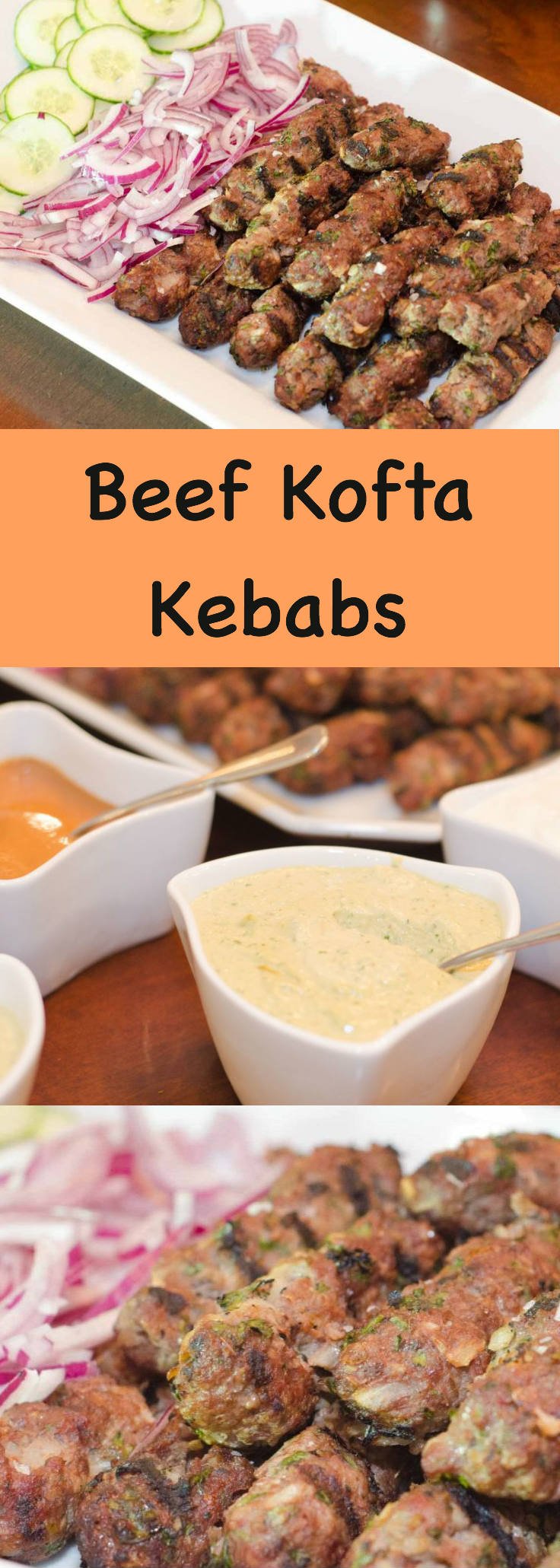 Beef Kofta Kebabs with GarlicTahini Sauce Simple Awesome Cooking