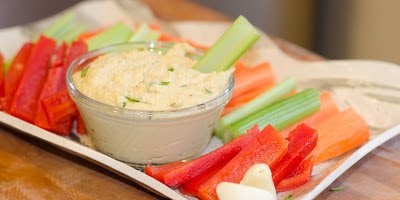 Easy Food Processor Hummus