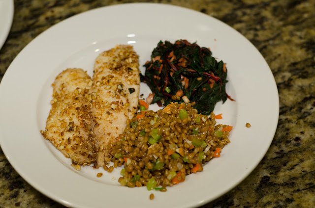 Almond Crusted Tilapia