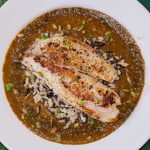 Mole Poblano with Tilapia and Brown Rice