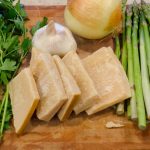 Ingredients for Parmesan Rind Stock