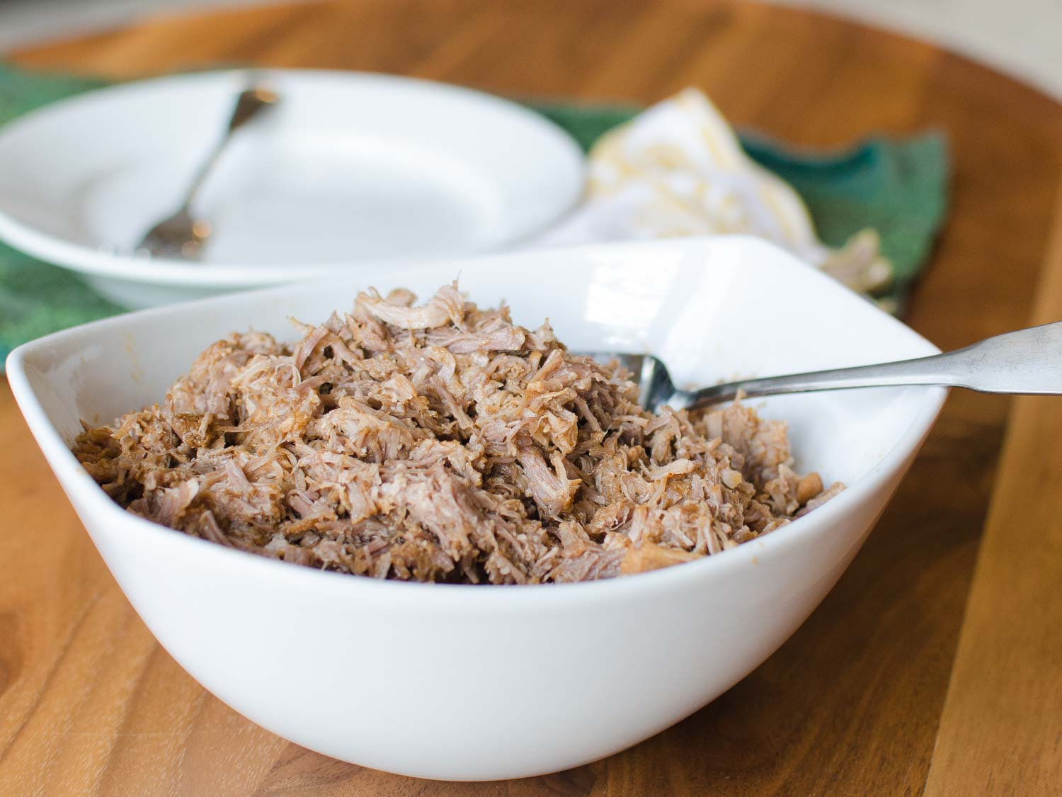 How to Make Pulled Pork without Barbecue Sauce. Pressure Cooker Pulled Pork is ready in a fraction of the time!