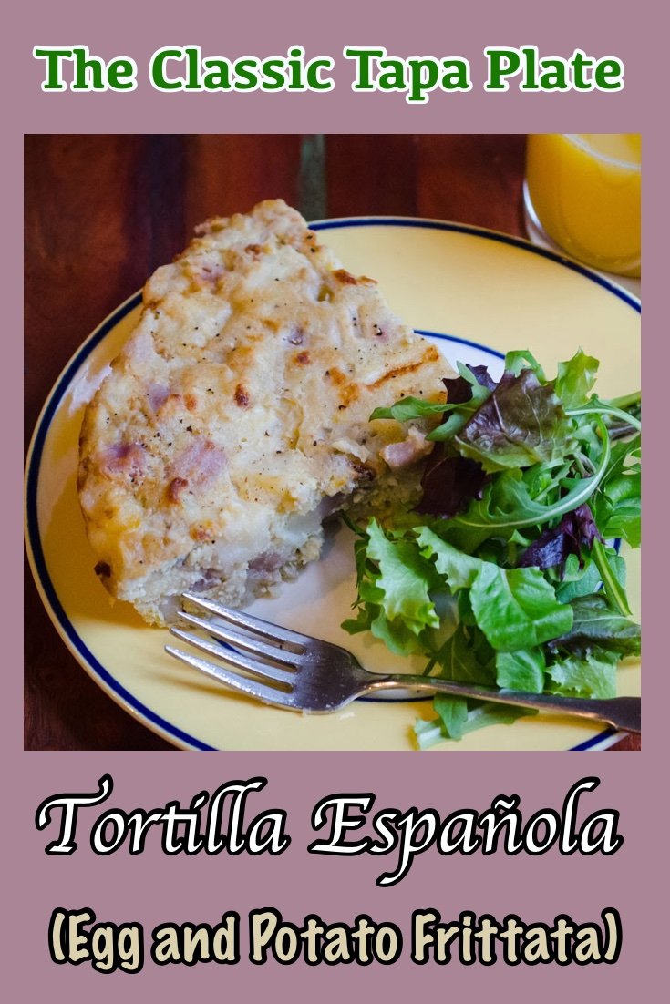 Tortilla Espanola, the classic tapas dish that you can make at home in this authentic recipe