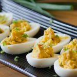 Miso-Bacon Deviled Eggs