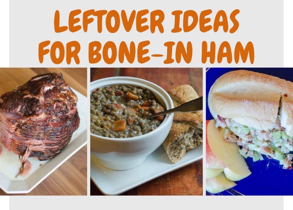 Turn leftover ham into both soup and sandwiches